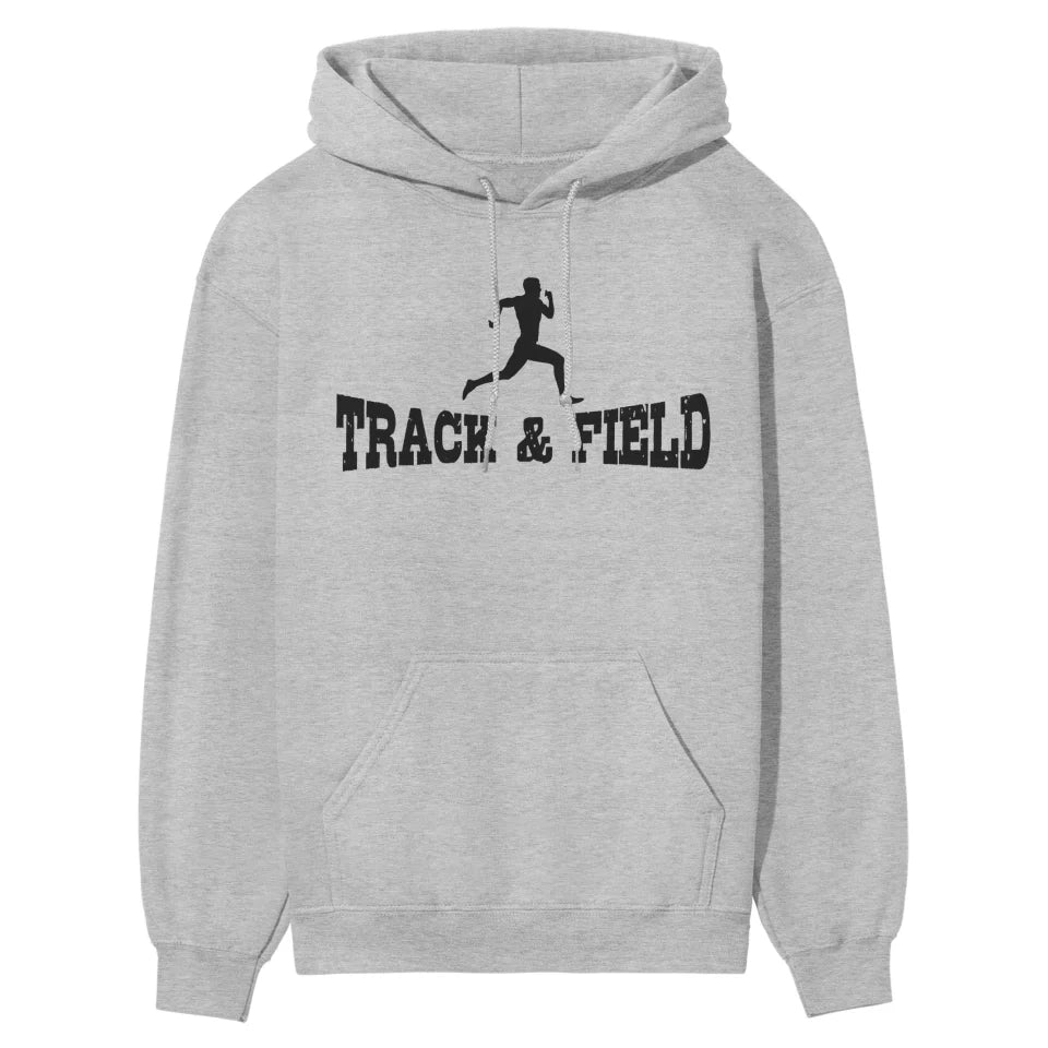 Basic Sprint with Sprinter Icon on a Hoodie with a Black Graphic