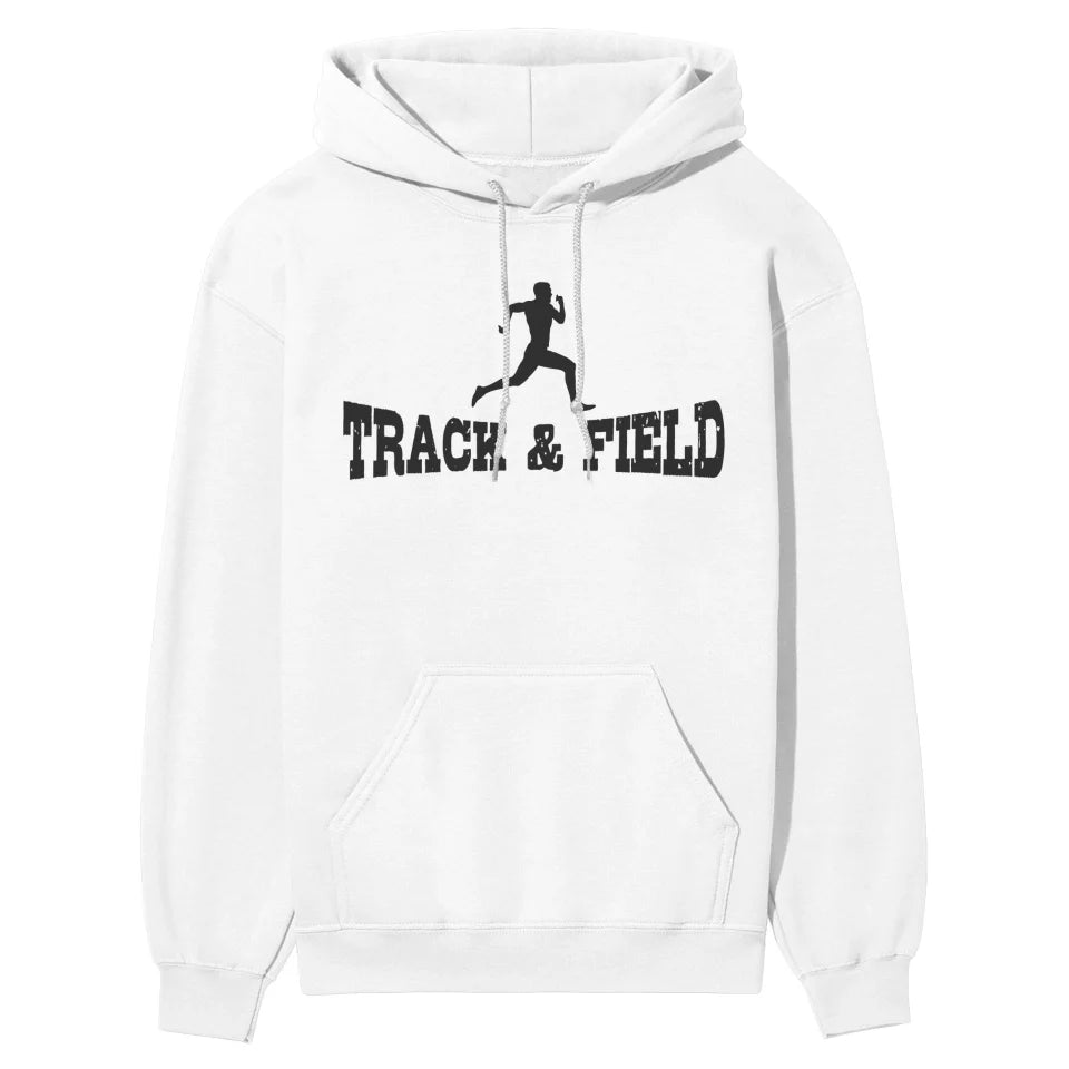 Basic Sprint with Sprinter Icon on a Hoodie with a Black Graphic