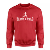 Basic Sprint with Sprinter Icon on a Sweatshirt with a White Graphic