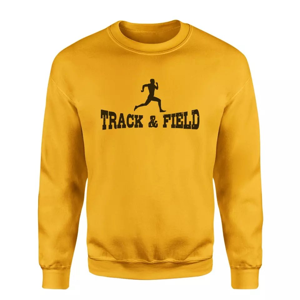 Basic Sprint with Sprinter Icon on a Sweatshirt with a Black Graphic