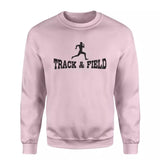 Basic Sprint with Sprinter Icon on a Sweatshirt with a Black Graphic