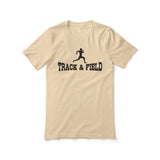 Basic Sprint with Sprinter Icon on a Unisex T-Shirt with a Black Graphic