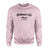 Swimming Dad with Swimmer Icon and Swimmer Name on a Sweatshirt with a Black Graphic