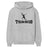 Basic Tennis with Tennis Player Icon on a Hoodie with a Black Graphic